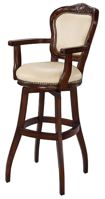 Oriental with Arms Bar Stool