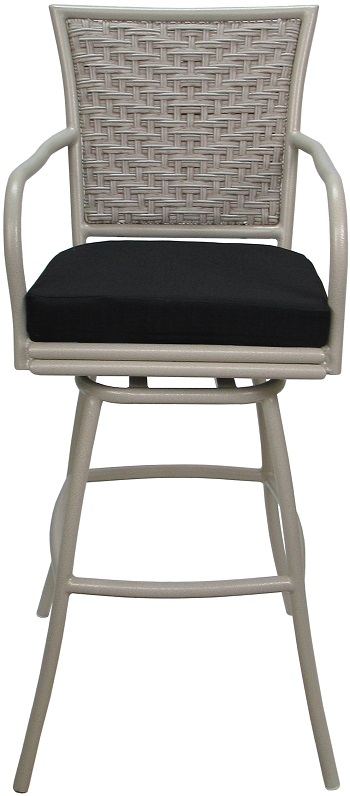 Elon Outdoor Stool with Arms Bar Stool