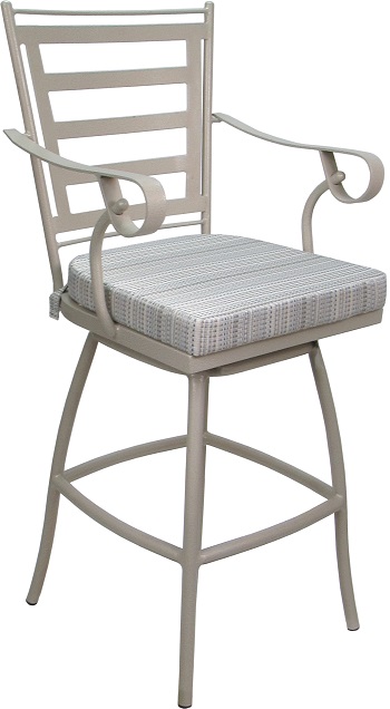 Jordan Outdoor Stool with Arms Bar Stool