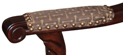 Caribbean with Upholstered Arms Bar Stool - 2