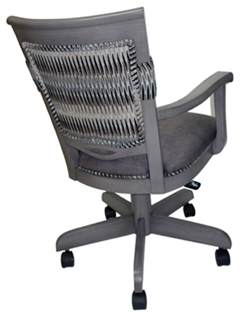 400 Caster Chair with Arms and Bumpers Chair - 2