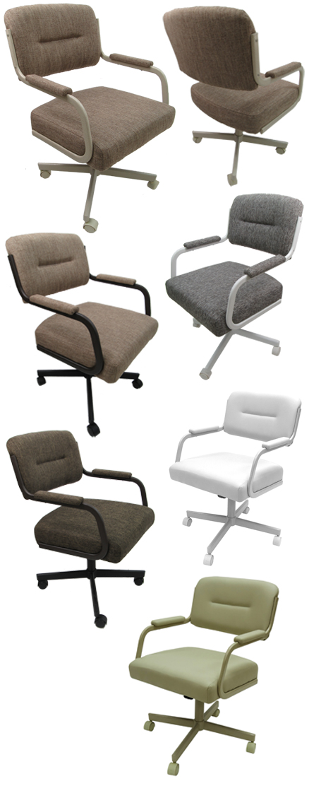 M-110 Caster Chair with Arms Chair - 3