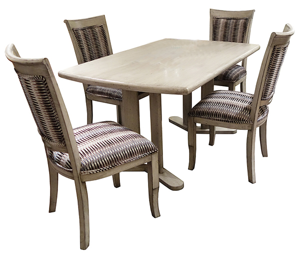 400 Side Chairs 36 x 60 Wood Table Dinette