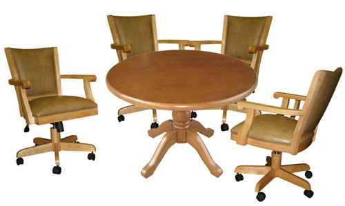 Coco Full Back Chairs with Round Table Dinette