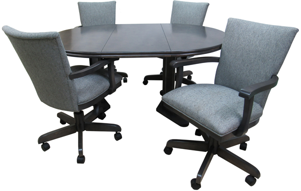 700 Caster Chairs 42x42x60 Table Dinette