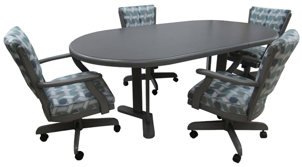 Classic Caster Chairs 42x42x60 Table Dinette
