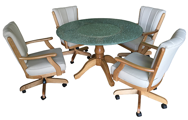 Classic Caster Chairs 48 Table Dinette