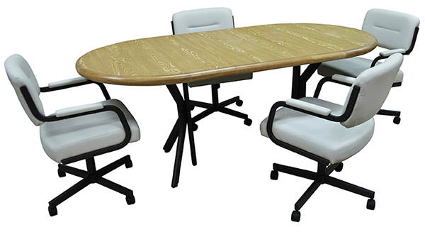 M-110 Caster Chairs 42x60x78 Table Dinette