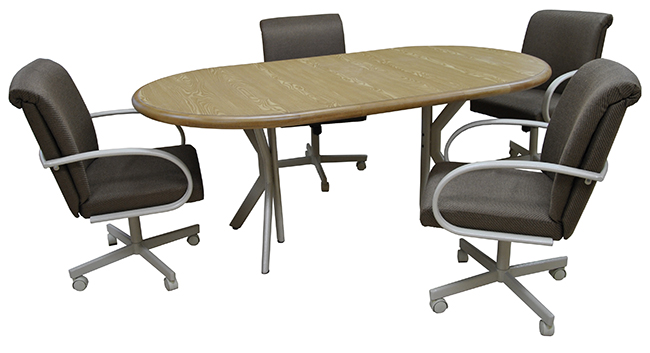 M-60 Caster Chairs 42x60x78 Table Dinette
